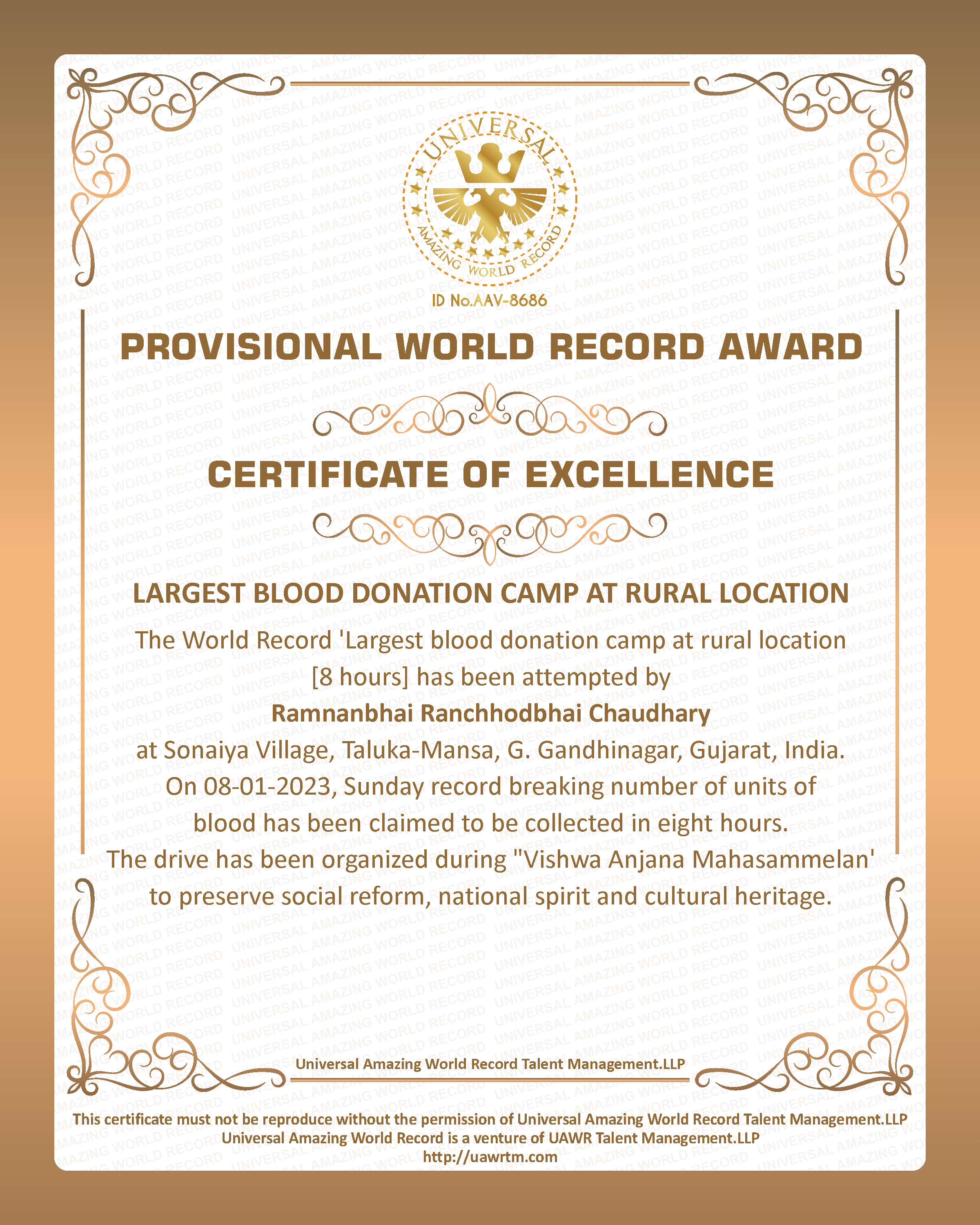 Largest Blood Donation Camp at Rural Location