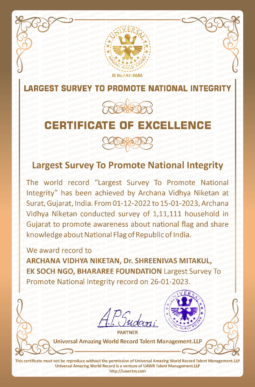 Largest Survey to Promote National Integrity
